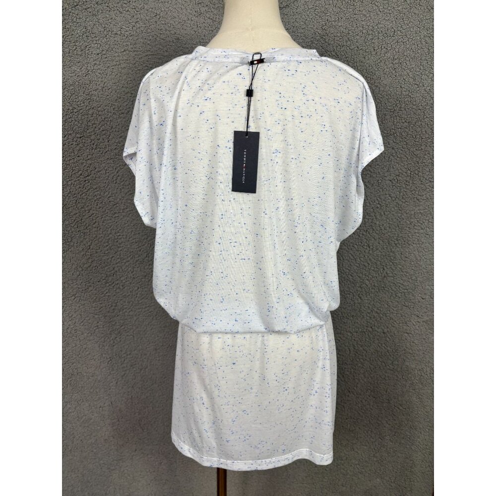Tommy Hilfiger Multicolor V-Neck Swim Dress Cover up Drawstring Size L/XL NWT's. - Picture 5 of 8